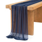 Chiffon Table Runner Wedding Event Decor Various Colours Home Runners