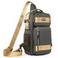 Men's Chest Bag Waterproof Crossbody Sling Backpack Travel Outdoor USB