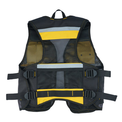 MELOTOUGH Tool Vest Reflective Safety Tool Vest with Removable Phone Holder for Electrician,Carpenter,Construction-EXPROTAS