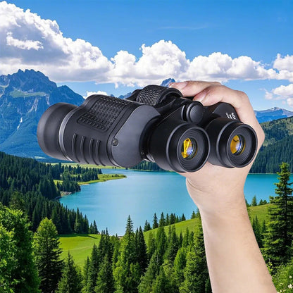 80x80 HD Binoculars IPX7 Waterproof Long Range Hunting Bird Watching Optics