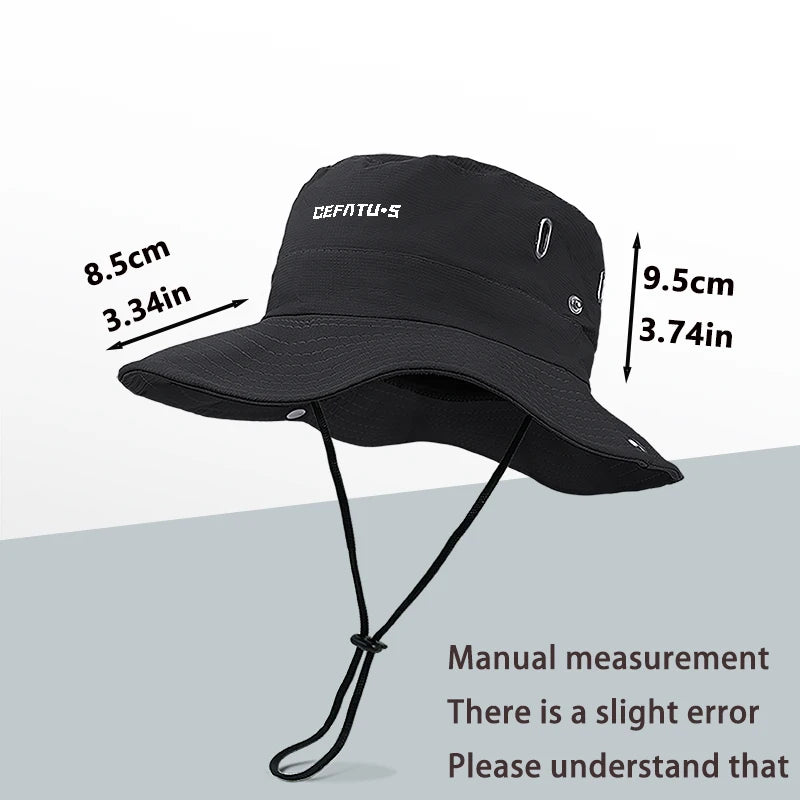 Outdoor Activities Sun Hat with Foldable Brim & Face Mask for Protection