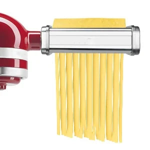 Pasta Attachment for KitchenAid Mixer, Pasta Sheet Roller, Spaghetti Fettuccine Cutter,Stainless Noodle Fit All KitchenAid Chef-EXPROTAS