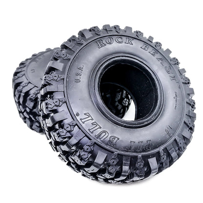 4PCS Rubber Tyre Wheel 1.9" RC Crawler Tyres for 1/10 Axial TRX-4