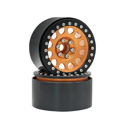 1/10 RC Crawler CNC 2.2" Aluminum Beadlock Wheels for TRX4 TRX6 Axial SCX10 Wraith Capra - EXPROTAS