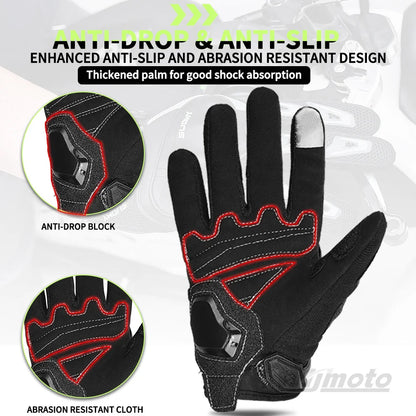 Mesh Motorcycle Gloves Suomy Summer Touchscreen Breathable Moto Motocross