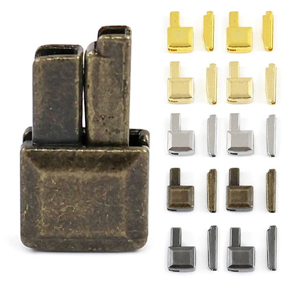 10/20/50Sets 3# 5# 8# 10# 10Sets Single Open Slider Plug Accessories Insert Box Pin Retainer for Metal Zipper Replacement Kit