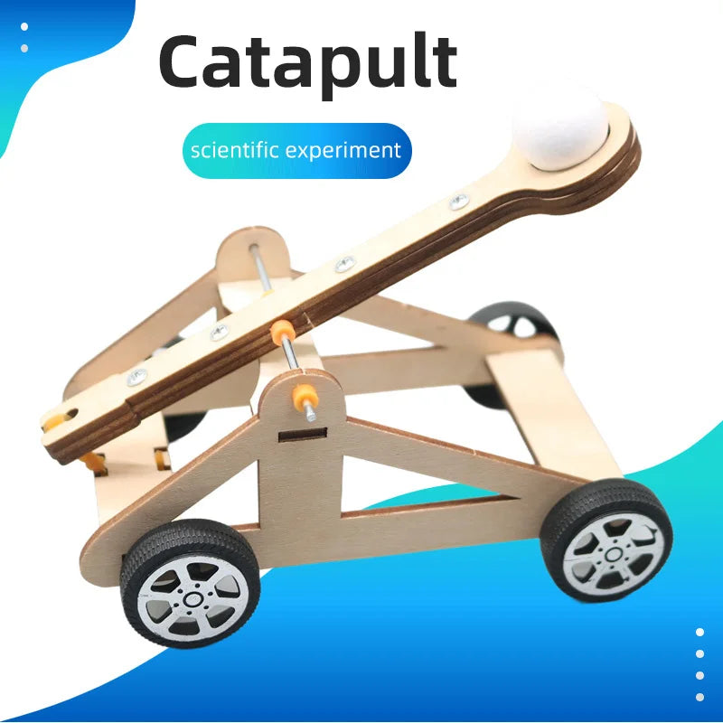 DIY Catapult Science Experiment Toy for Kids Educational STEM Project