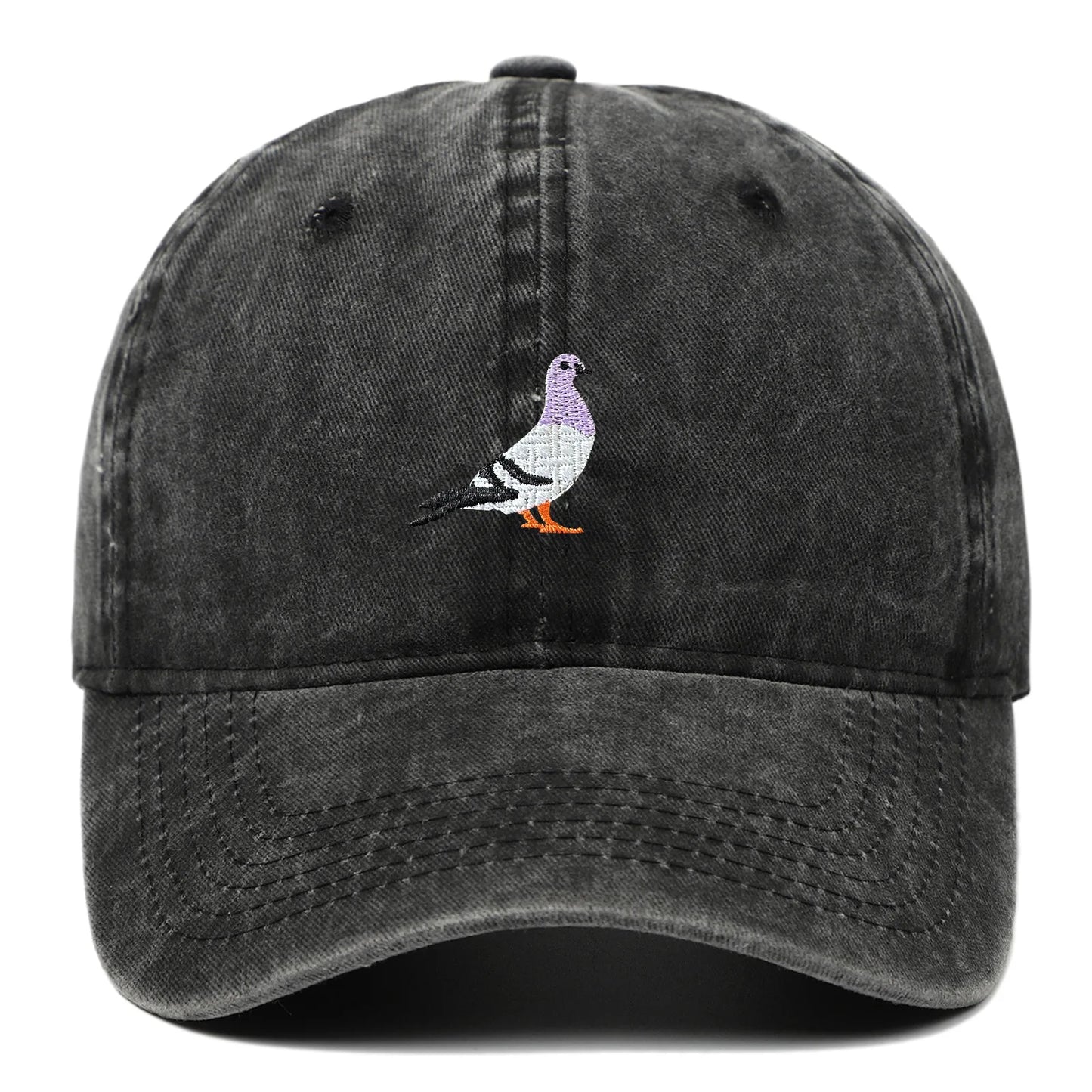 Outdoor Sun Protection Baseball Cap Pigeon Embroidered Unisex Hat
