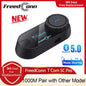 Freedconn T Com SC Motorcycle Helmet Bluetooth Intercom 6 Riders FM Music Share