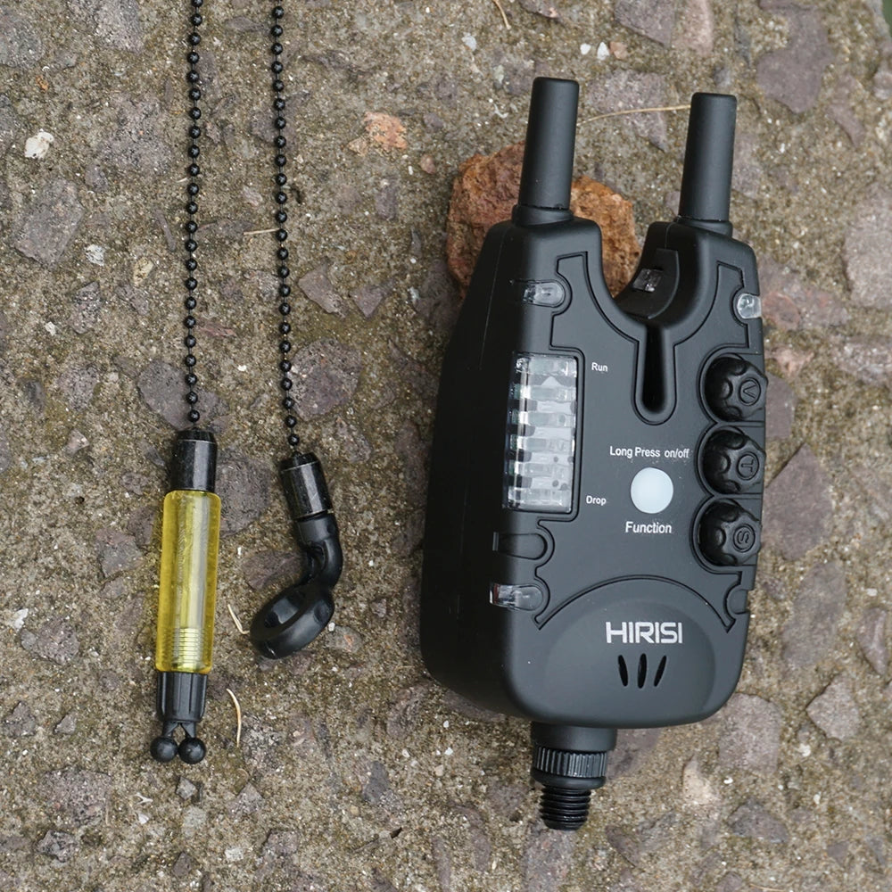 Hirisi Carp Fishing Bite Alarm Set with Swingers LED Indicator Coarse Fishing