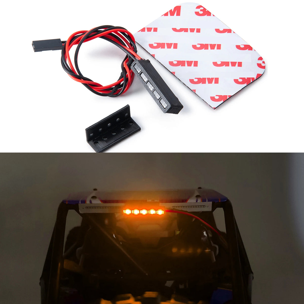 LED Light Bar 32/65mm for 1/10 RC Crawler Axial SCX10 TRX-4 D90