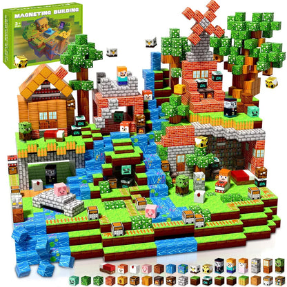 300PCS Magnetic Building Block Toy Educational Kids Construction Set