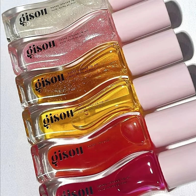 Gisou Moisturizing Lip Balm Original Honey Infused Gloss Care Oil