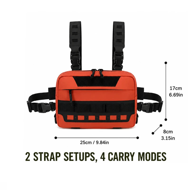 Fishing Waist Bag Waterproof Outdoor Tackle Pack for Hiking Camping