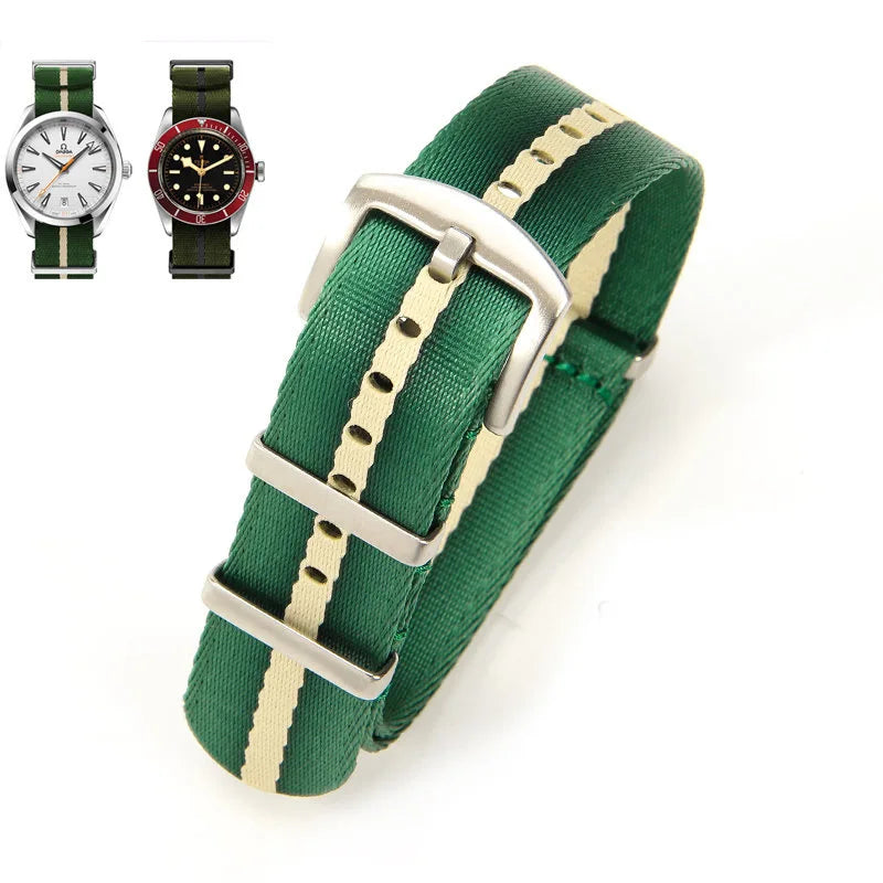 Nato Nylon Strap 20mm 22mm Military Watch Band Army Diver Wristwatch