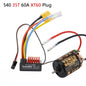 RC Car 540 Brushed Motor ESC Combo 55T 45T 35T 60A for 1/10 Crawler