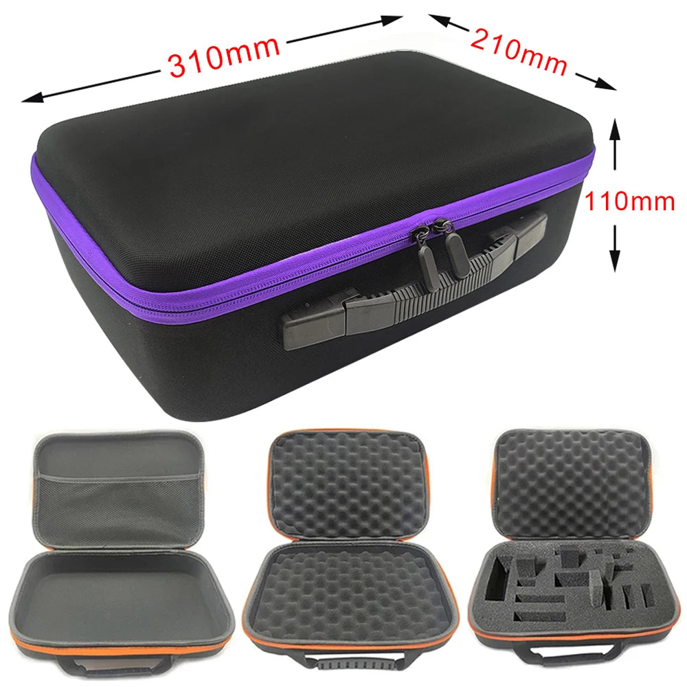 DIY Foam Hard Carry Case Storage Box Travel Zipper Bag Tool Accessories Camera
