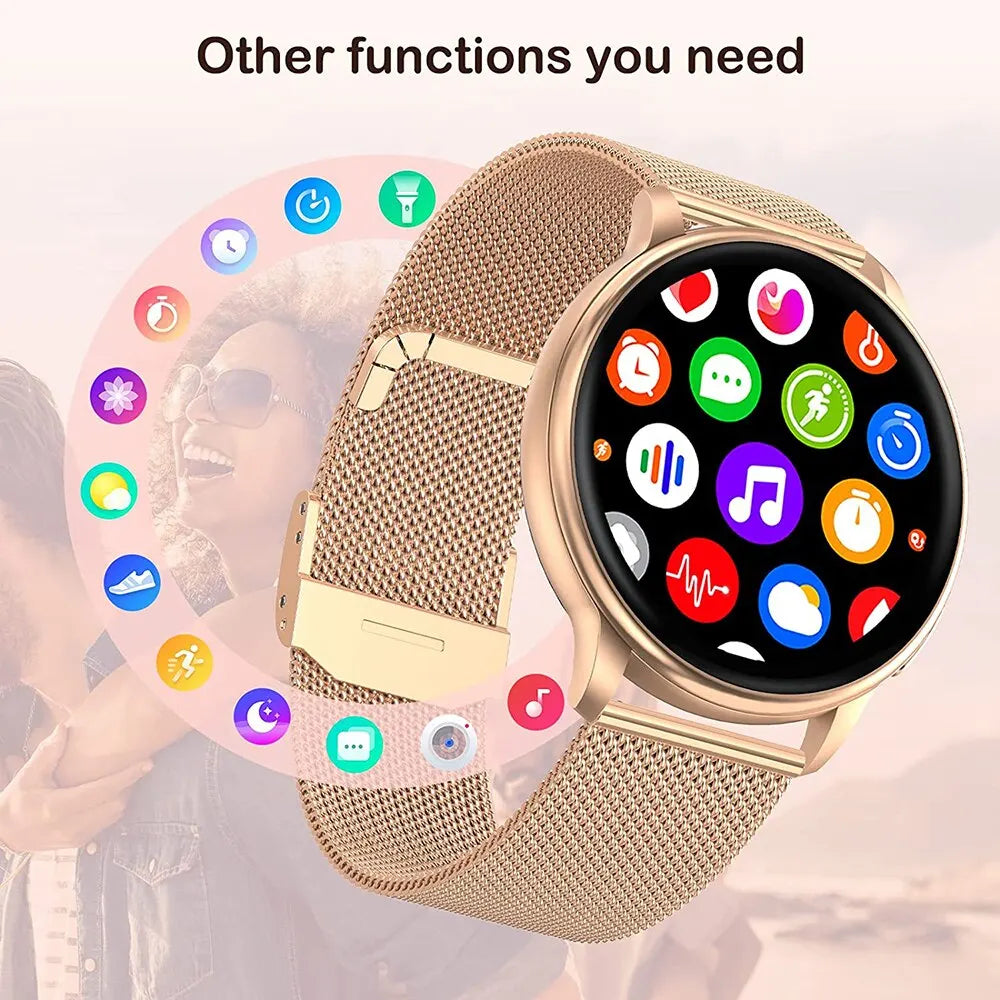 MEVADEN Bluetooth Call Smart Watch Women Custom Dial Watches Men Sports Fitness Tracker Heart Rate Smartwatch For Android IOS-EXPROTAS