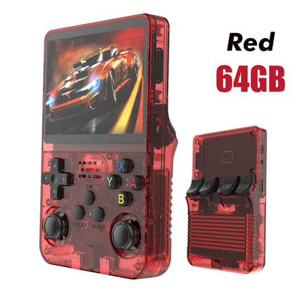 Open Source R36S Retro Handheld Video Game Console Linux System 3.5 Inch IPS Screen Portable Pocket Video Player 64GB 128G Games-EXPROTAS