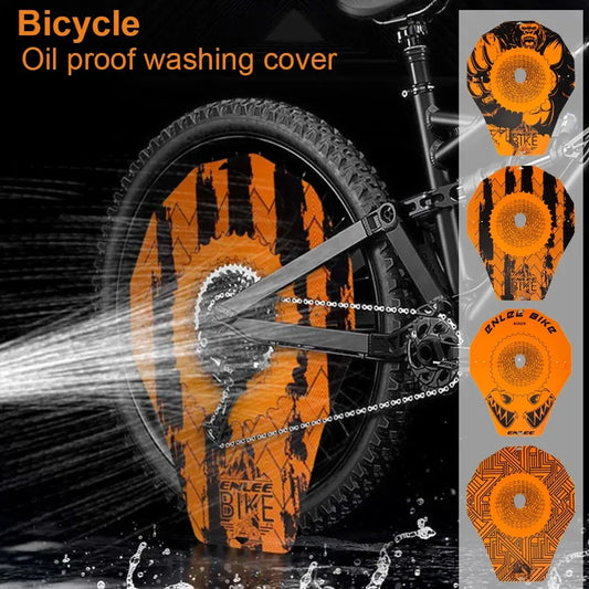 Bicycle Disc Brake Wash Cover Anti-Grease Protector for MTB Road Cleaning