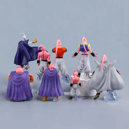 8pcs Dragon Ball Z Majin Buu PVC Vinyl Figure Set 7-11cm Collectible Models