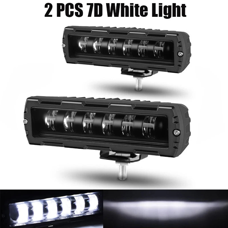 Motorcycle led Spotlights Auxiliary Headlight work lights fog lamps for Scooters ATV SUV UTV 4X4 Car Modified light 12V 24V-EXPROTAS