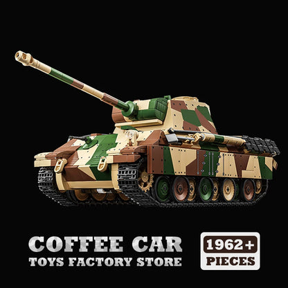 Germany Military Medium Tank IV MOC Bricks WW2 G-Type Panzer Building Blocks Model Gift