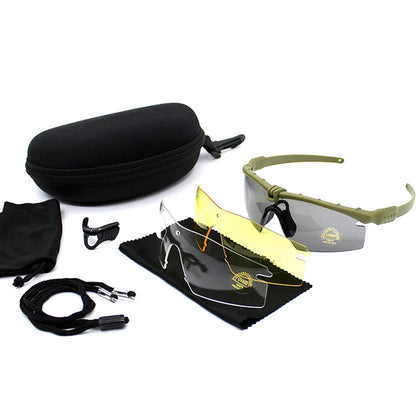 Outdoor Tactics Glasses 3.0 UV Protection Ballistic Goggles Hunting Shooting