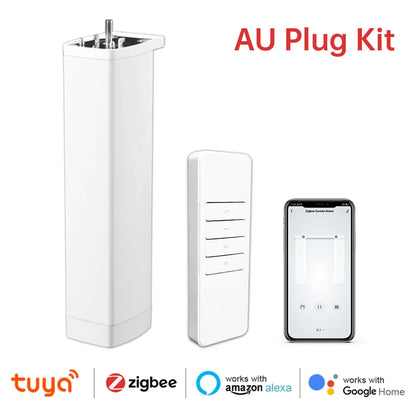 Tuya Smart Curtain Motor WiFi Zigbee RF Remote Alexa Google App Control - EXPROTAS