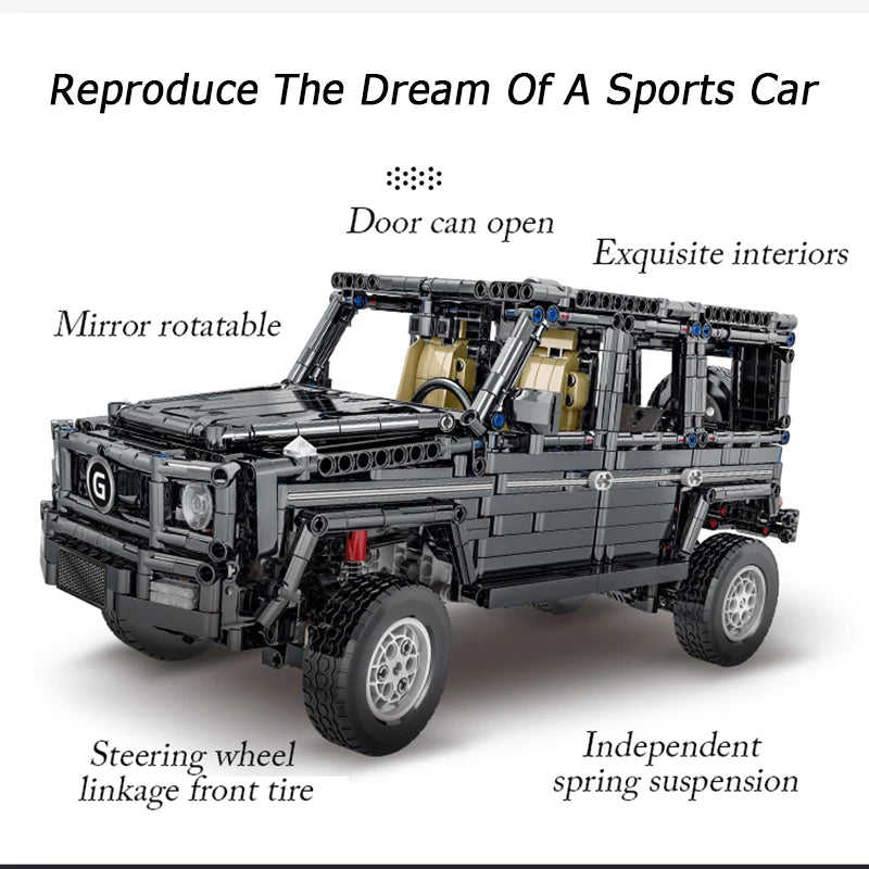 MOC-46049 Technical Remote Control Moter Power Off-road Vehicles Building Blocks Cars Model Bricks Sets Boys Toys for Kids Gifts-EXPROTAS