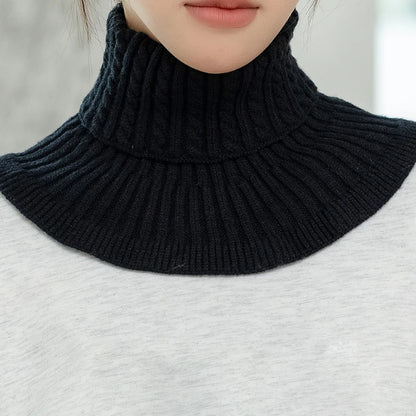 Fashion Warm Cover Cotton Turtleneck Collar for Women Neck Guard