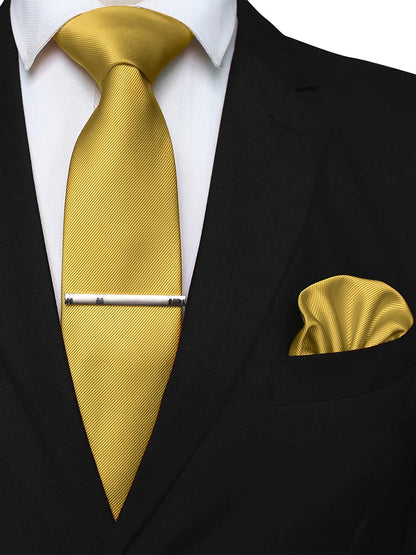 Suits Necktie Clip 8cm Mens Slim Solid Classic Wedding Party Ties