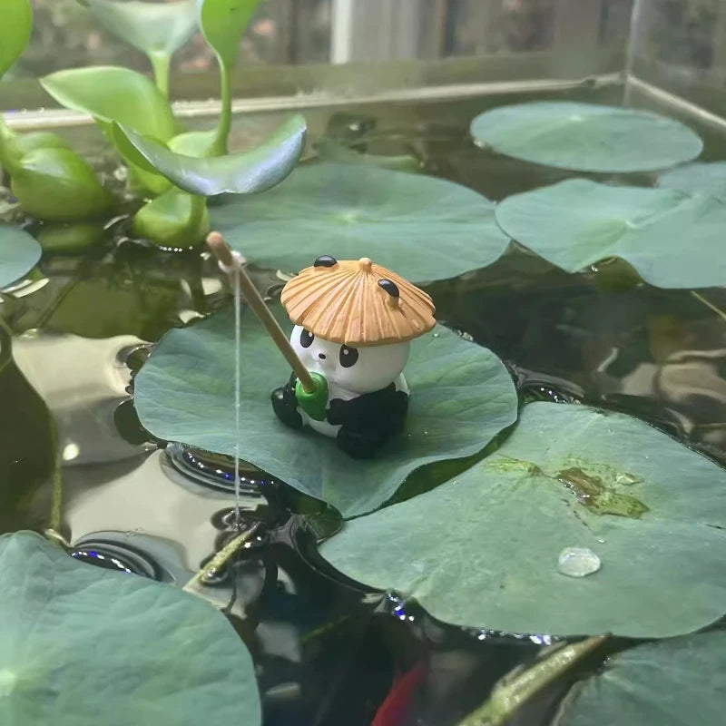 Decoration Mini Fishing Garden Ornament for Fish Tank Pond