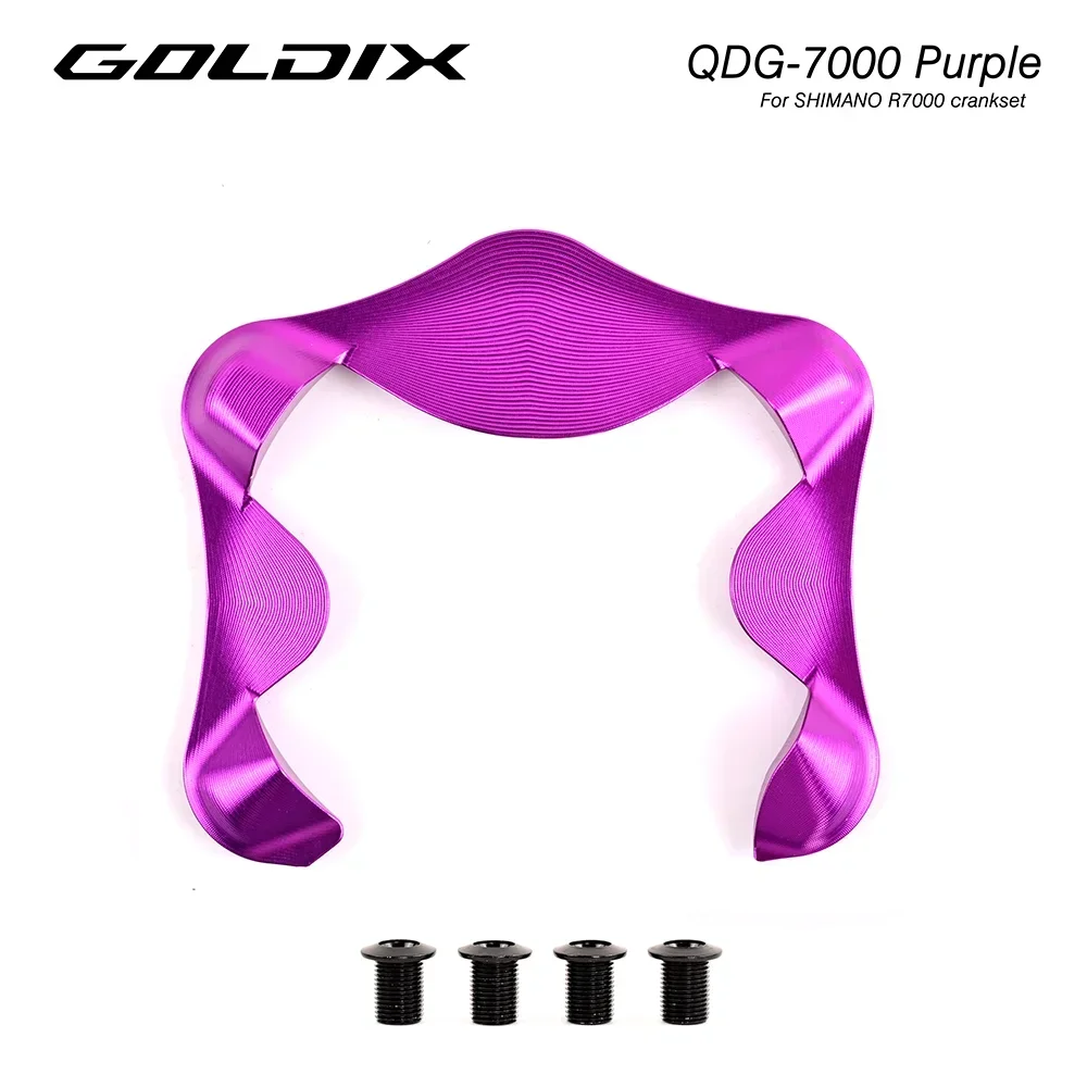 GOLDIX Aero Chainring Cover for Shimano R9200 R8100 R7100 R7000 1X Crankset