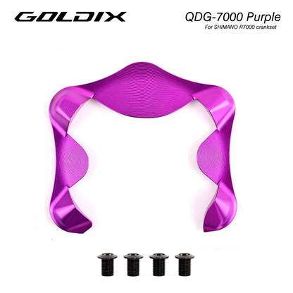 GOLDIX Aero Chainring Cover for Shimano R9200 R8100 R7100 R7000 1X Crankset