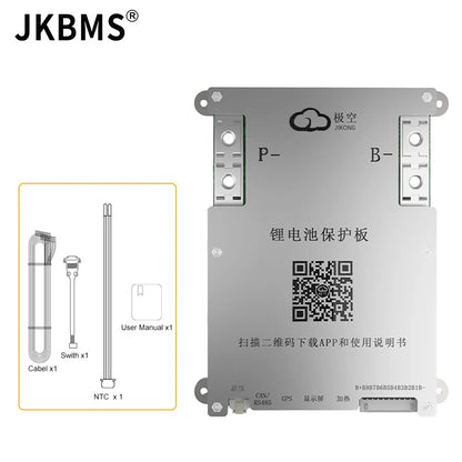 12V 24V Smart Battery BMS 2A Active Balance Rechargeable Li-ion JK