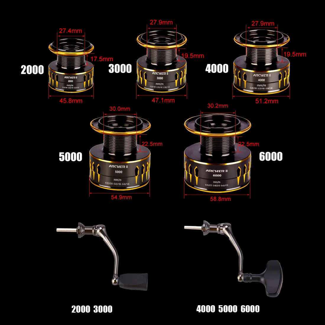 Spinning Reel 6000 SeaKnight ARCHER2 5.2:1 28lbs Drag Fishing Gear