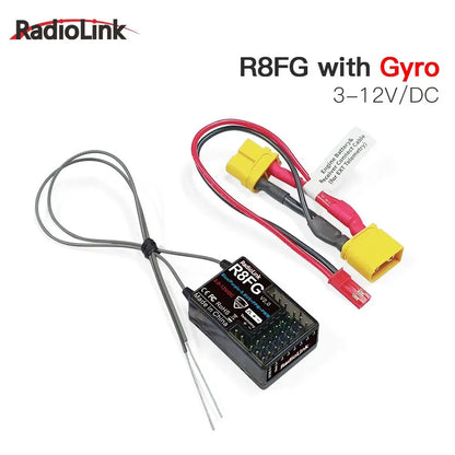 Radiolink 2.4GH R8FG R4FGM R6FG R6F Receiver Gyro for RC Car Boat Work for Transmitter RC4GS RC6GS T8FB T8S RC8X-EXPROTAS