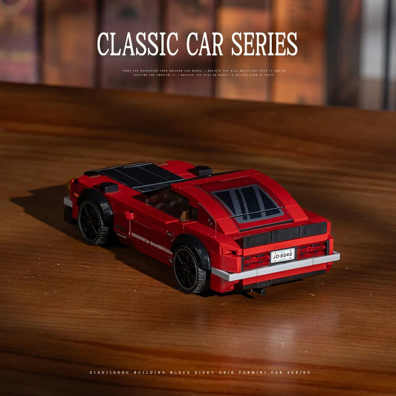 310pcs JDM Racing Car Building Blocks Classic Sports Vehicle STEM Model Toy Gift