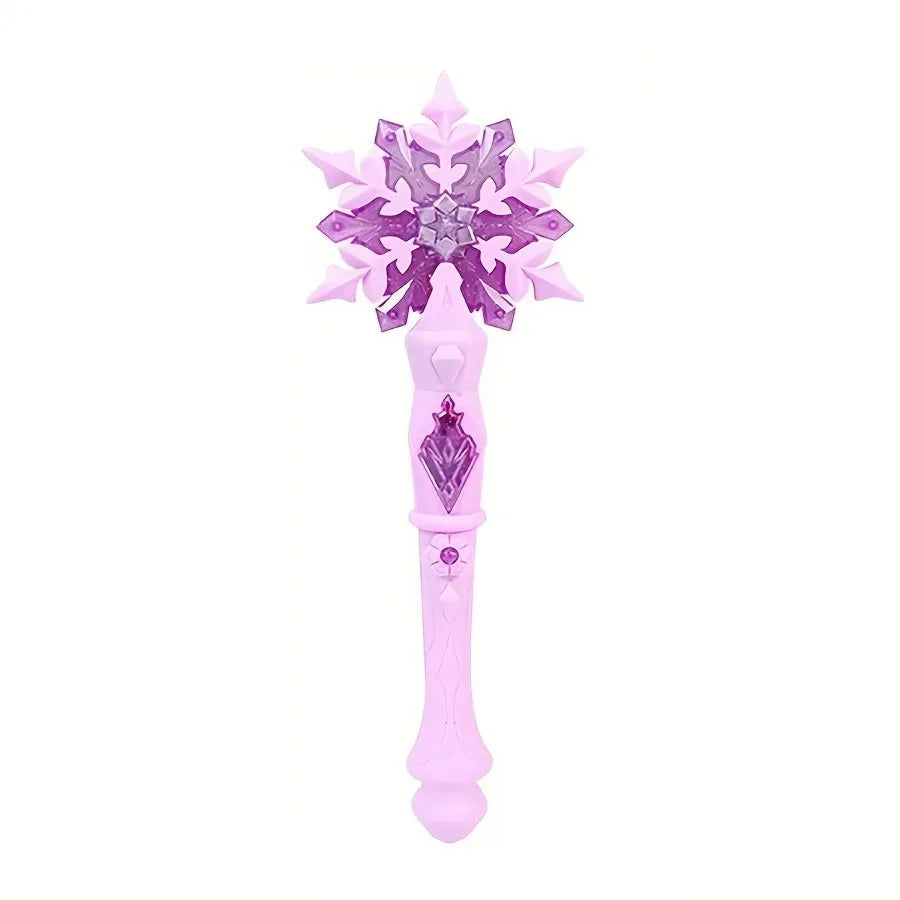 1pcs Magic Wand Toy for Kids Electric Luminous Princess Cane Xmas