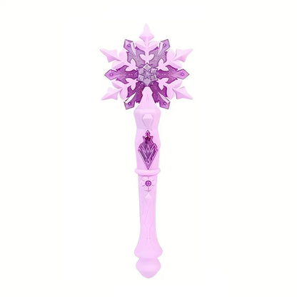 1pcs Magic Wand Toy for Kids Electric Luminous Princess Cane Xmas