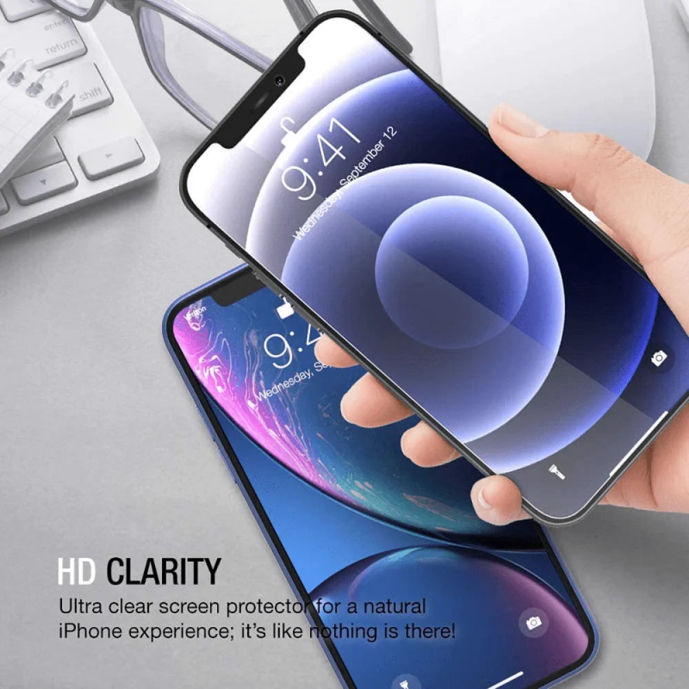 3PCS Tempered Glass Max Screen Protector for iPhone 11 12 13 14 Plus XR