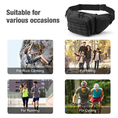 Pouch Gun Bag for Men Concealed Carry Outdoor Travel Waist Pouch