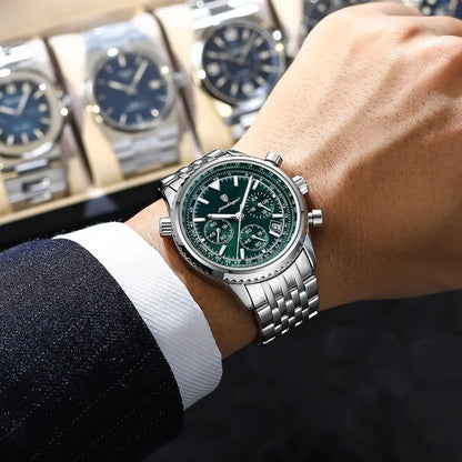 POEDAGAR Luxury Military Watch for Men Waterproof Luminous Date Chronograph Man Watch Sport Quartz Stainless Steel Men's Watches-EXPROTAS