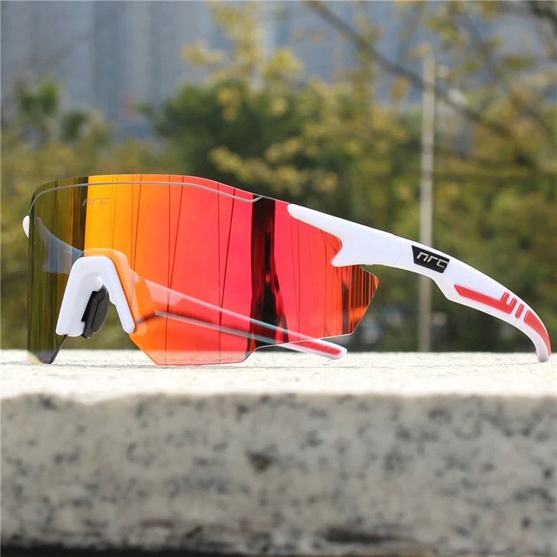 NRC Cycling Sunglasses UV400 TR90 Sports MTB Bike Fishing Hiking Riding Eyewear