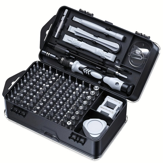 115Pcs Screwdriver Repair Set for Phone, Watch, Glasses, Laptop, Jewellers