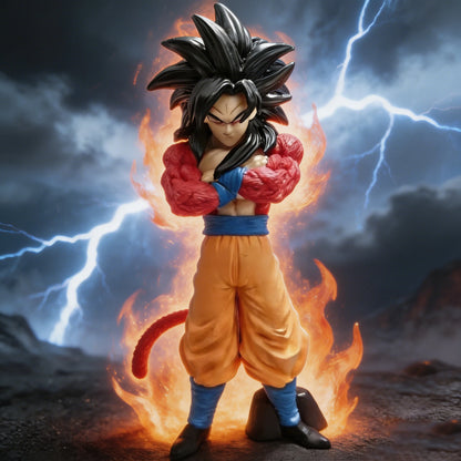 14cm Dragon Ball Z Son Goku SSJ4 Figure PVC Anime Action Statue Model Toy
