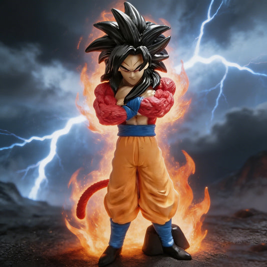 14cm Dragon Ball Z Son Goku SSJ4 Figure PVC Anime Action Statue Model Toy