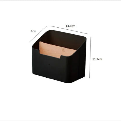Desktop Storage Organizer Box for Remotes Tissues Cosmetics Office Supplies