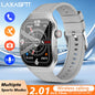 LAXASFIT Smart Watch Heart Rate Monitor 2.01 Inch Touch Screen for Men Women